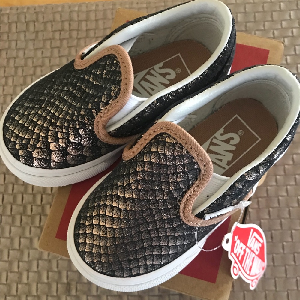 Vans Slip-On Sneakers Girls Sz 5T